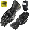 RĘKAWICE MOTOCYKLOWE | SHIMA STX BLACK | MĘSKIE SKÓRZANE DŁUGIE + GRATIS
