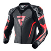 KURTKA MOTOCYKLOWA | REBELHORN REBEL BLK/RED | MĘSKA SKÓRZANA GARB + GRATISY