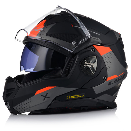 KASK MOTOCYKLOWY | LS2 FF901 ADVANT X 180 | SZCZĘKOWY + PINLOCK + PLECAK