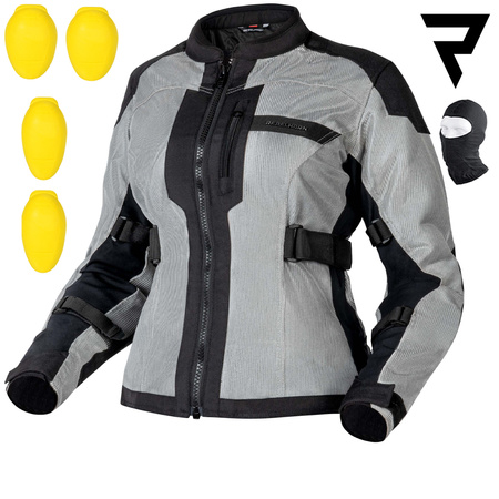 KURTKA MOTOCYKLOWA | REBELHORN SCANDAL II | TEKSTYLNA DAMSKA DŁUGA + GRATISY