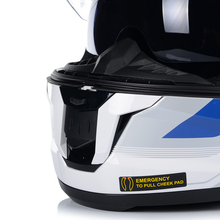 KASK MOTOCYKLOWY LS2 FF808 STREAM II VINTAGE KEVLAR SYSTEM PINLOCK + BLENDA