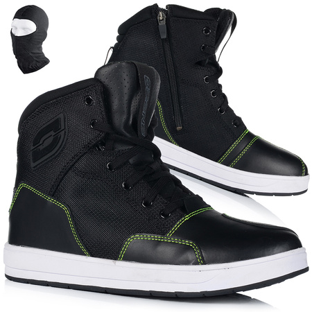 BUTY MOTOCYKLOWE | OZONE SPIN | TRAMPKI WENTYLOWANE WZMOCNIONE + GRATIS