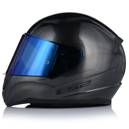 KASK MOTOCYKLOWY LS2 FF353 RAPID II JEANS TITANIUM + NIEBIESKA SZYBA 3XL