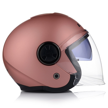 OTWARTY KASK MOTOCYKLOWY LS2 OF620 DAMSKI RÓŻOWY ŚLICZNY 22.06 + BLENDA