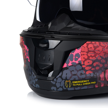 KASK MOTOCYKLOWY LS2 FF808 STREAM II JUNGLE KEVLAR SYSTEM PINLOCK + BLENDA