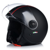 KASK MOTOCYKLOWY OTWARTY | VITO LORETO | CZARNY MAT SKUTER CHOPPER ECE 22.06