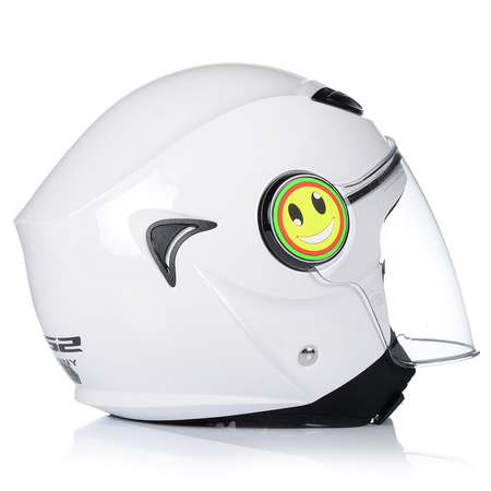 KASK MOTOCYKLOWY OTWARTY DLA DZIECI LS2 OF602 FUNNY NA SKUTER MOTOR ECE22-05