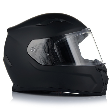 KASK MOTOCYKLOWY | VITO DUOMO | CZARNY MATT + INTERKOM 1ST BLUETOOTH