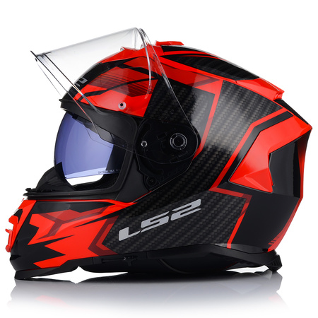 KASK MOTOCYKLOWY LS2 FF800 STORM II TRACKER + PINLOCK + BLENDA ECER 22.06
