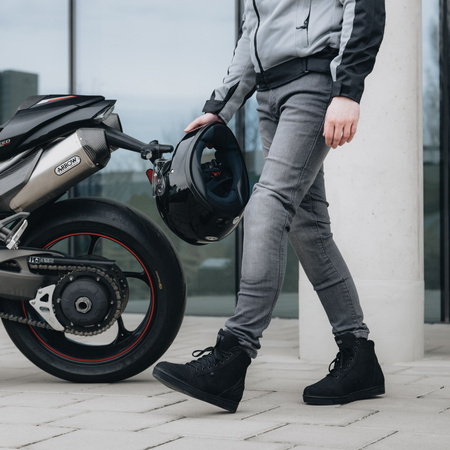 SPODNIE MOTOCYKLOWE | OZONE STRIKER REGULAR | MĘSKIE JEANSY WASHED + GRATIS