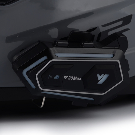 KASK MOTOCYKLOWY LS2 FF353 RAPID II NARDO GREY + INTERKOM 1ST BLUETOOTH