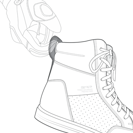 BUTY MOTOCYKLOWE | SHIMA BLAKE BLACK | KRÓTKIE MĘSKIE TRAMPKI + GRATISY