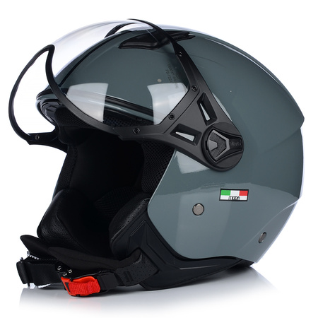KASK MOTOCYKLOWY OTWARTY | VITO MODA NARDO GREY | SKUTER CHOPPER ECE 22.06