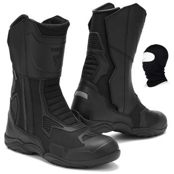BUTY MOTOCYKLOWE | REBELHORN RANGE BLACK | TURYSTYCZNE WENTYLOWANE + GRATISY