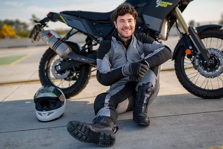 BUTY MOTOCYKLOWE | SHIMA STRATO MEN WP | DŁUGIE MĘSKIE WODOODPORNE + GRATIS
