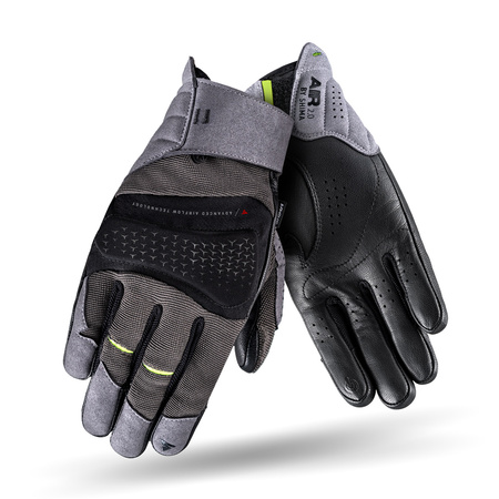 RĘKAWICE MOTOCYKLOWE SHIMA AIR 2.0 MEN SZARE KRÓTKIE MIEJSKIE + GRATISY
