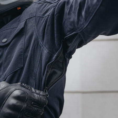 KURTKA MOTOCYKLOWA | REBELHORN HUNTER | TEKSTYLNA MĘSKA KLASYCZNA + GRATISY