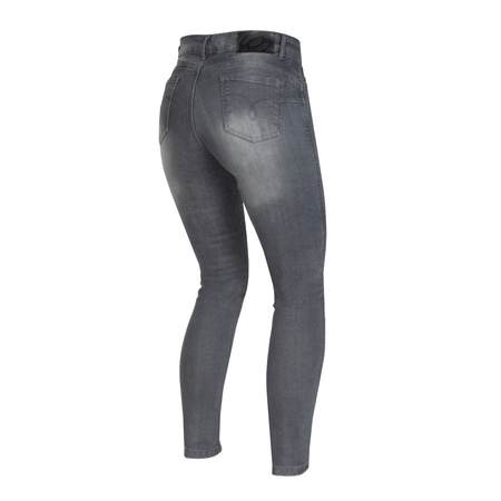 SPODNIE MOTOCYKLOWE | OZONE STRIKER SLIM FIT | DAMSKIE JEANSY GREY + GRATIS