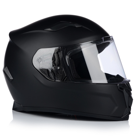 KASK MOTOCYKLOWY | VITO DUOMO MATT BLACK | INTEGRALNY CZARNY MATT