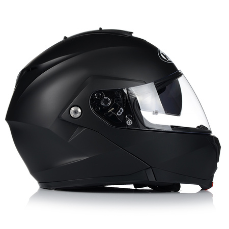 KASK MOTOCYKLOWY | HJC C91 MATT BLACK | SZCZĘKOWY SYSTEM PINLOCK + BLENDA