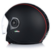 KASK MOTOCYKLOWY OTWARTY | VITO LORETO | CZARNY MAT SKUTER CHOPPER ECE 22.06