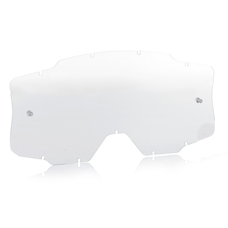 GOGLE MOTOCYKLOWE LS2 CHARGER PRO BIAŁE + 2x SZYBA LUSTRZANKA ANTIFOG