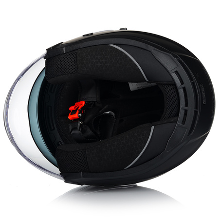 KASK MOTOCYKLOWY OTWARTY BIAŁY POŁYSK SKUTER CHOPPER + BLENDA ECER 22.06