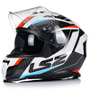 KASK MOTOCYKLOWY LS2 FF800 STORM II RACER + PINLOCK + BLENDA ECER 22.06