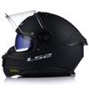KASK MOTOCYKLOWY LS2 FF808 STREAM II CZARNY MATT SYSTEM PINLOCK + BLENDA