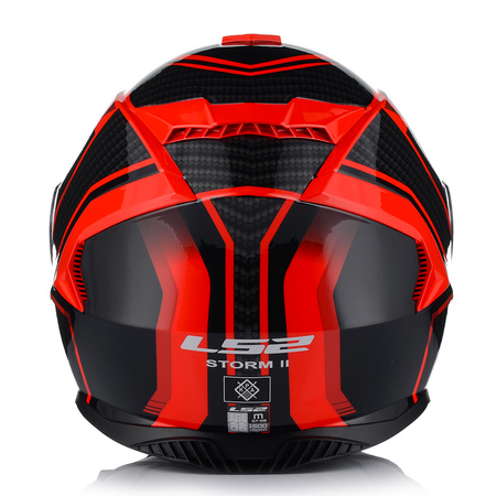 KASK MOTOCYKLOWY LS2 FF800 STORM II TRACKER + PINLOCK + BLENDA ECER 22.06