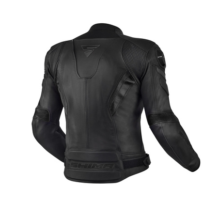 KURTKA MOTOCYKLOWA | SHIMA CHASE BLACK | MĘSKA SKÓRZANA SPORTOWA + GRATIS