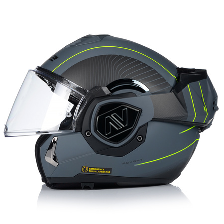 KASK MOTOCYKLOWY | LS2 FF906 ADVANT COOPER | SZCZĘKOWY + PINLOCK + PLECAK 
