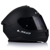 KASK MOTOCYKLOWY LS2 FF808 STREAM II CZARNY MAT BLENDA + PRZYCIEMNIANA SZYBA