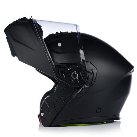 KASK MOTOCYKLOWY | VITO FURIO BLACK MAT | SZCZĘKOWY SYSTEM PINLOCK + BLENDA