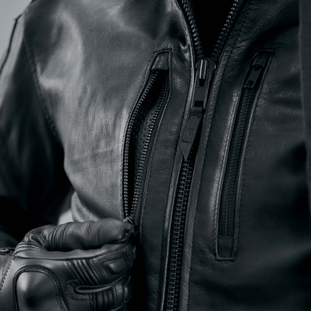 KURTKA MOTOCYKLOWA | REBELHORN IMPALA | MĘSKA SKÓRZANA CODZIENNA + GRATIS
