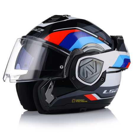 KASK LS2 FF906 ADVANT SPORT BLACK BLUE RED 06