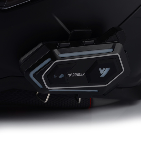 KASK MOTOCYKLOWY | VITO PRESTO CZARNY MAT | INTEGRALNY + INTERKOM + BLENDA