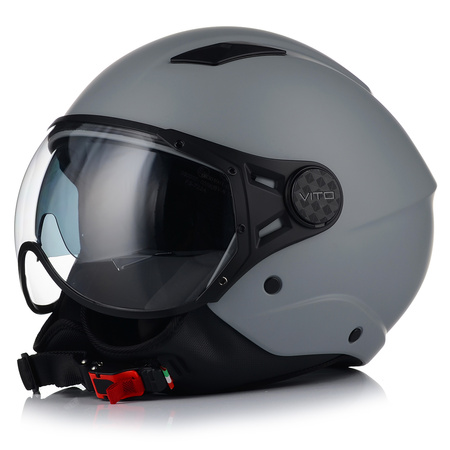 KASK MOTOCYKLOWY OTWARTY | VITO LAVORI | SKUTER CHOPPER ECE 22.06 + BLENDA