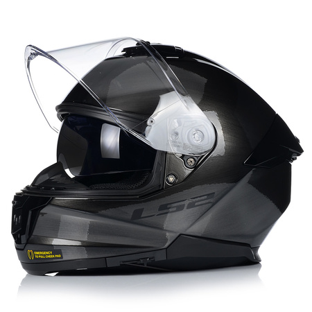 KASK MOTOCYKLOWY LS2 FF808 STREAM II JEANS KEVLAR SYSTEM PINLOCK + BLENDA