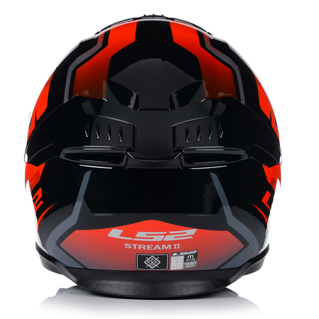 KASK MOTOCYKLOWY LS2 FF808 STREAM II FURY KEVLAR SYSTEM PINLOCK + BLENDA