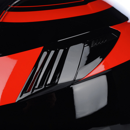 KASK MOTOCYKLOWY | VITO ISOLA JET RED | OTWARTY SKUTER CHOPPER + BLENDA