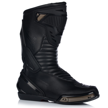 BUTY MOTOCYKLOWE | OZONE RS BLACK | DŁUGIE SKÓRZANE SPORTOWE + GRATISY