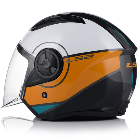 OTWARTY KASK MOTOCYKLOWY LS2 OF616 AIRFLOW II COVER LEKKI NA SKUTER CHOPPER