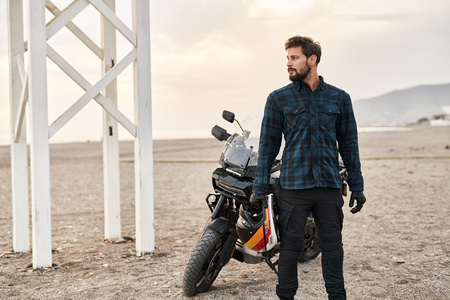SPODNIE MOTOCYKLOWE | SHIMA GIRO 2.0 | MĘSKIE JEANSY + OCHRANIACZE + GRATIS