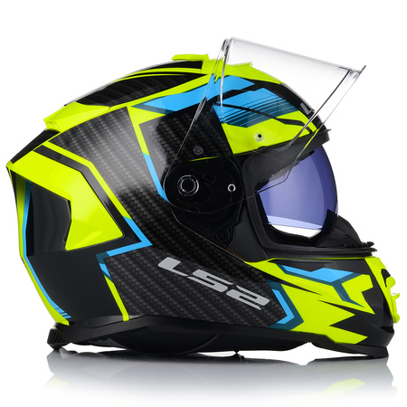 KASK MOTOCYKLOWY LS2 FF800 STORM II TRACKER + PINLOCK + BLENDA ECER 22.06