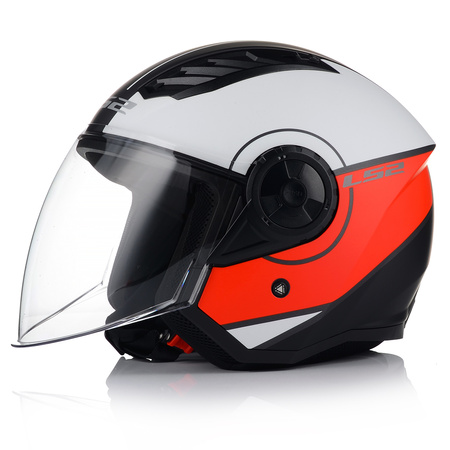 OTWARTY KASK MOTOCYKLOWY LS2 OF616 AIRFLOW II COVER LEKKI NA SKUTER CHOPPER