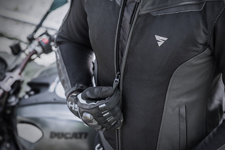 RĘKAWICE MOTOCYKLOWE | SHIMA X-BREEZE 2 BLACK | KRÓTKIE Z OCHRANIACZAMI CE