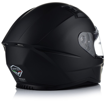 Kask motocyklowy VITO MARELLI Matt Black – integralny, przygotowany pod Pinlock