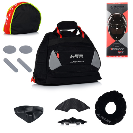 KASK MOTOCYKLOWY LS2 FF805 THUNDER MOTO GP PRO FIM + PINLOCK + 2x SZYBA