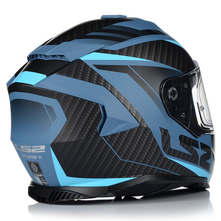 KASK MOTOCYKLOWY LS2 FF800 STORM II RACER + PINLOCK + BLENDA ECER 22.06